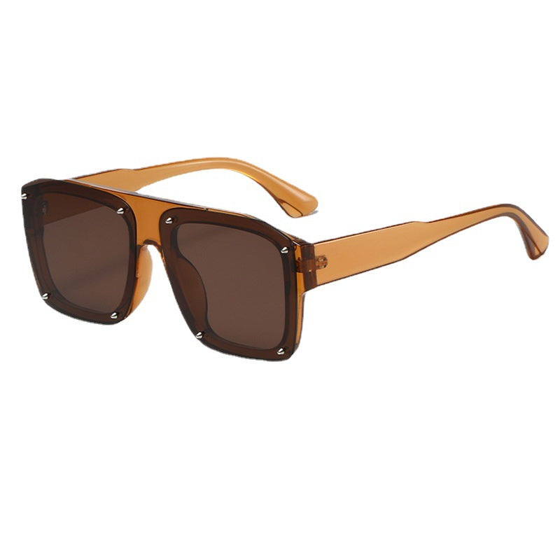 Wholesale PC Square Rivet Men Sunglasses